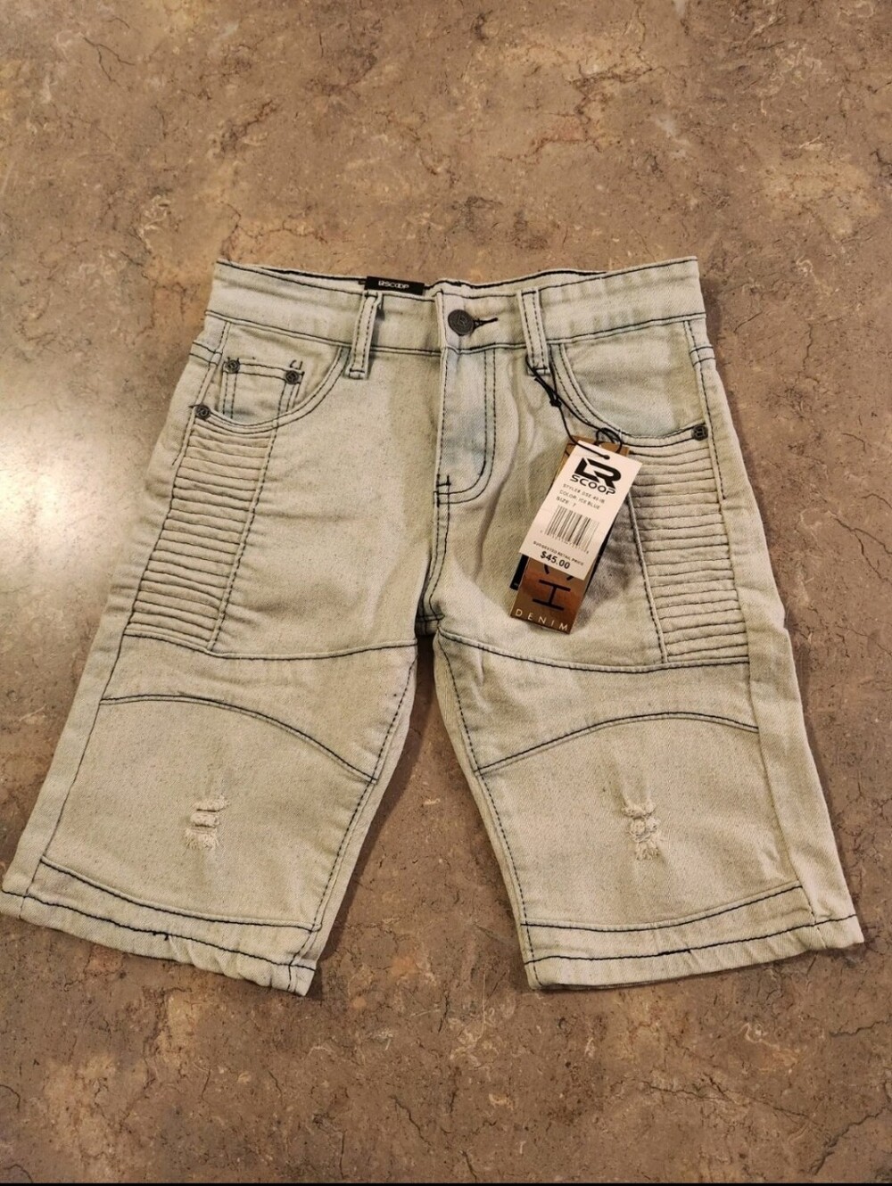 LR Scoop Boys Size 7 Jean Shorts